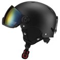 thumbnail image 4 of Casco de esquí Casco deportivo de nieve Antivaho Mujeres Hombres Gafas de esquí moldeadas integralmente, 4 of 9
