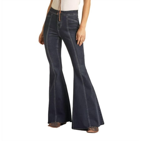 Rock & Roll Denim Cowgirl Front Seam Bargain Bell Flare Stretch Jean
