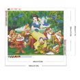 thumbnail image 3 of B7138 Lleno Diamantes Blancanieves Y Los Siete Enanitos Serie Dibujos Animados Diamante Resina 55*45CM, 3 of 9