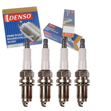 4 pc DENSO Standard Spark Plugs compatible with Honda Civic 1.8L 2.0L L4 2002-2011