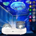 thumbnail image 1 of Ocean Light Projector For Bedroom,heytea 360 Degree Rotating Night Lights Projector 6 Colors Double-layer Stereo Projection Effect Galaxy Projection N, 1 of 5