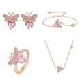 thumbnail image 1 of Señoras mariposa Stud pendientes pulsera collar conjunto colgante collar Wmkox8yi  sjalhkljlk649, 1 of 8