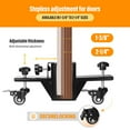 thumbnail image 3 of Adjustable Door Installation Tool with 500 Lbs Capacity - Powder Coated Steel Carrier for Home & Business, 3 of 9