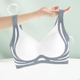 thumbnail image 5 of Brasier sin Varillas Mujer Sujetador Deportivo Inalámbrico para Mujer, de Alta Sujeción, sin Costuras, Cómodo, Talla Grande, para Entrenamiento, Yoga, Correr, Gimnasio, Ropa Deportiva. Extra Grande, 5 of 5