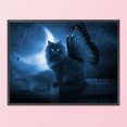 thumbnail image 3 of Wdftyju 11CT punto de cruz completo Luna gato estampado DIY Kits de bordado hilo de algodón manualidades Wdftyju 6mv7fv5dy4uc3un2, 3 of 9