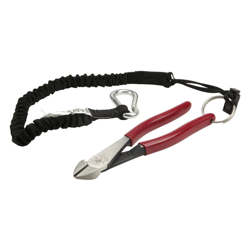 Klein Tools D228-8TT 8 in. High-Leverage Diagonal Cutting Pliers with Tether Ring