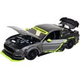 thumbnail image 2 of 2015 Ford Mustang GT 5.0 Gray Metallic and Black with Graphics "Modern Muscle" Series 1/18 Die Cast Model Car by Maisto, 2 of 4