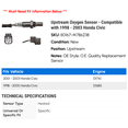 thumbnail image 2 of Upstream Oxygen Sensor - Compatible with 1998 - 2003 Honda Civic 1999 2000 2001 2002, 2 of 2