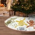 thumbnail image 5 of Disketp Cartoon Monkey Christmas Tree Skirt, Christmas Tree Decorations, Christmas Decor, Tree Mat Decoration(30-48IN)-36", 5 of 6