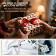 thumbnail image 4 of 4 Pcs Funny Kitchen Towels,Light Blue Christmas House and Tree Pattern Microfiber Dish Towels,Kitchen Tea Towels,Kitchen Towel Set (18" X 26"), 4 of 7