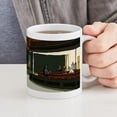 thumbnail image 6 of CafePress - Nighthawks S.F. Masterpiece Mug - 11 oz Ceramic Mug - Novelty Coffee Tea Cup, 6 of 6