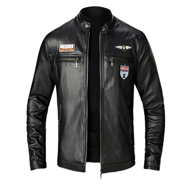 New look mens biker on sale jacket