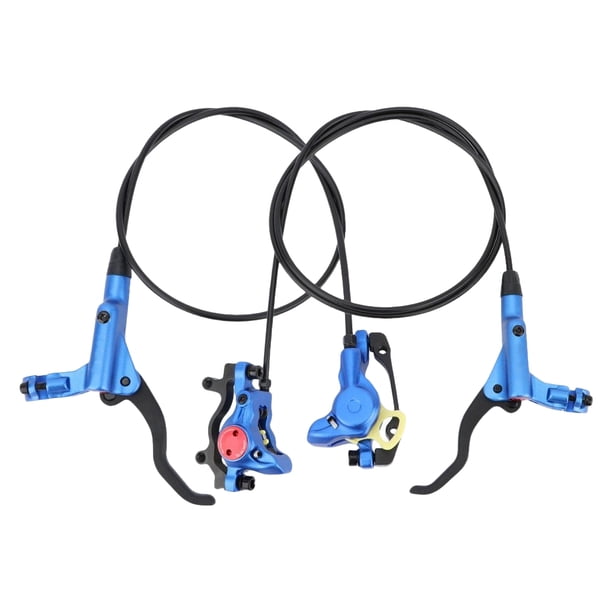 Soidarity Freno de disco hidráulico para bicicletas, 2 piezas, trasero izquierdo, delantero derecho, bidireccional, bicicleta de montaña, ciclismo de Ciclismo Azul Soidarity OD028075-03