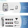 thumbnail image 4 of Fofosbeauty Hair Clippers for Men Professional,Beard Trimmer Kits & Sets, Cordless Mens Hair Trimmer, Electric Shavers, Haircutting Machine with LED Display, for Barber,for Gifts, Silver, 4 of 10