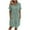 Light Blue, variant on Fnooota Women's Shirt Dresses, Short Sleeve Summer Collared Casual Midi Dresses with Pockets Beige Size S-2XL