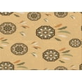thumbnail image 1 of Ahgly Company Machine Washable Indoor Rectangle Transitional Cinnamon Brown Area Rugs, 7' x 9', 1 of 7