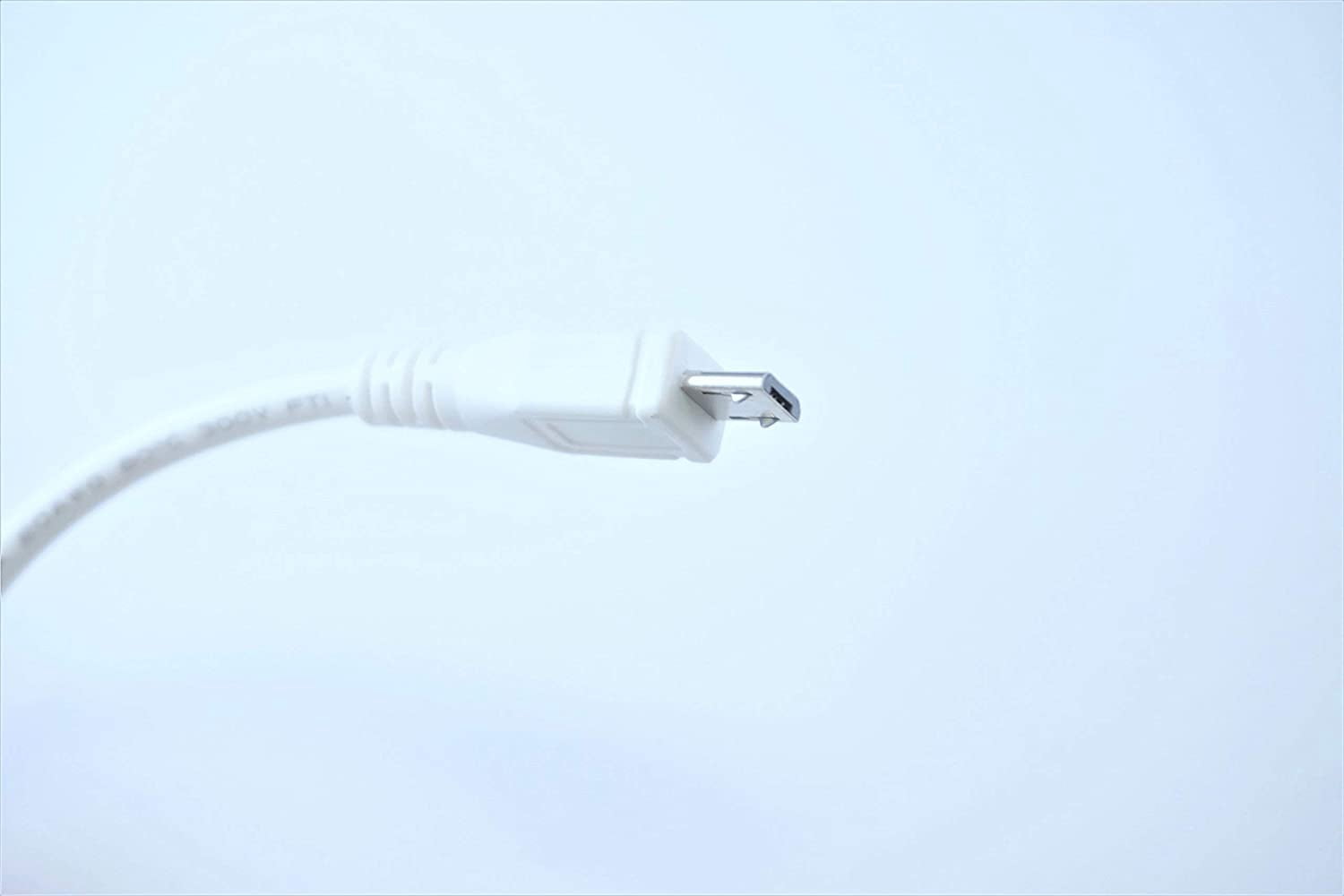 OMNIHIL 30FT White High Speed Micro-Usb 2.0 Cable Compatible with Anker PowerCore 13000 Model: A1215