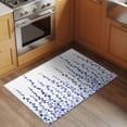thumbnail image 2 of 2x3 Ft Entryway Area Rug, Purple Blue Polka Dots Kitchen Rug Runner Washable Floor Mat, Watercolor Abstract Art Non Slip Indoor Door Mat Throw Carpet for Bathroom Living Room Bedroom, 2 of 8