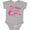 AC-Heather Grey, variant on My Mema Loves Me Girls Gift Girls Baby Bodysuit