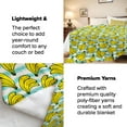 thumbnail image 4 of Fun Banana Throw Blanket Gifts for Teens Kids,Funny Yellow Fruit Blankets for Living Room Bedroom Dorm Decor,or Picnic Use,Fuzzy Warm Flannel Plush 50"x60", 4 of 10