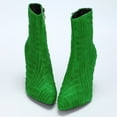 thumbnail image 6 of Mostsola Ankle Boots for Women Trendy Pointed Toe Block High Heels Party Prom Dress Shoes, 6 of 9