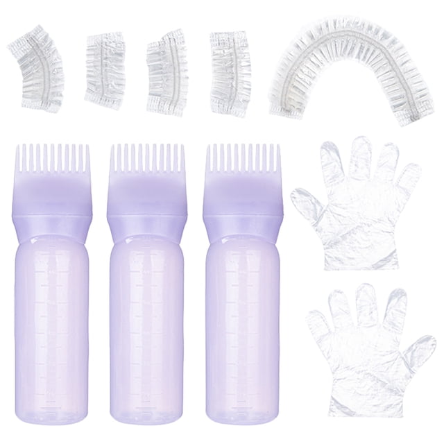 1 Set Hair Dye Kit Hair Coloring Kit Hair Dyeing Tool Hair Bleaching Tool for Home Salon