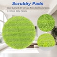 thumbnail image 3 of UYGDUY-Electric Mop Pads, 6.3inch Floor Cleaning Round Spin Mop Pads for Electric Mop, 6.3inch Round Electric Mop Pads(6 Pack), 3 of 4