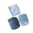 thumbnail image 1 of 3 Rolls Fringe Chiffon Silk Ribbon Wrapping Ribbon 2" x 5 Yards Gifts Wrapping Blue Series, 1 of 9