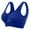 Dark Blue, variant on Tqcoqu Women Seamless Sports Bra Wirefree Yoga Bra With Removable Pads