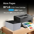 thumbnail image 3 of 210A ( 1-Pack Cyan ) Toner Cartridges Compatible for HP210A W2101A for LaserJet Color Pro 4201 4201dw 4201dn 4201dne MFP 4301 4301dw 4301fdn 4301fdw Printer, 3 of 6