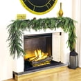 thumbnail image 3 of Taotanxi 9FT Real Touch Norfolk Pine Garland - Artificial Christmas Garland Green Long Pine Garland for Holiday Window Fireplace Mantle Indoor Outdoor Decor, 3 of 8