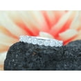 thumbnail image 3 of 1 1/3 ct.t.w Round Cut Lab Created Moissanite Diamond Eternity Wedding Band Ring For Women In 14K Solid White Gold (G-H Color, VVS1 Clarity, 1.33 Cttw)-10, 3 of 9