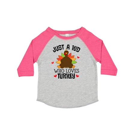 

Inktastic Thanksgiving Funny Kids Turkey Gift Toddler Boy or Toddler Girl T-Shirt