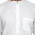 thumbnail image 3 of Mens Desginer Wear Bollywood Style Indian South Indian Cotton Dhoti Kurta Set, 3 of 4