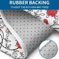 thumbnail image 4 of Pioneer Flower Floral Print Pattern Bathroom Rugs Sets 3 Piece,Toilet Cover Set,Absorbent Non Slip Bathroom Mats Sets with U-Shaped Contour Rug Toilet Rug Set, 4 of 5