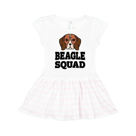 

Inktastic Dog Beagle Squad Gift Toddler Girl Dress