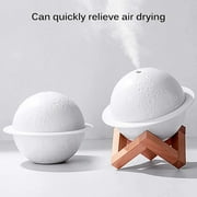 Moon Lamp Humidifier, 2 in 1 Moon Night Light & Humidifiers with USB Recharge, 3 Colors 3D LED Moon Light with Stand, Kids Friend Lover Birthday Gift Bedroom Home Decor 330ml