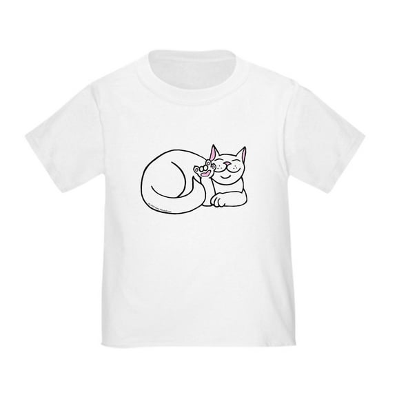 CafePress - White ASL Kitty Toddler T Shirt - Cute Toddler T-Shirt, 100% Cotton