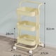 thumbnail image 1 of Carro o carrito metálico auxiliar multiusos para cocina, baño o salón, Portátil y de gran capacidad de almacenamiento, 1 of 4