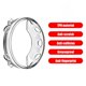 thumbnail image 2 of Para caja de reloj Polar Vantage M/M2, carcasa semirevestida (gris transparente), 2 of 6