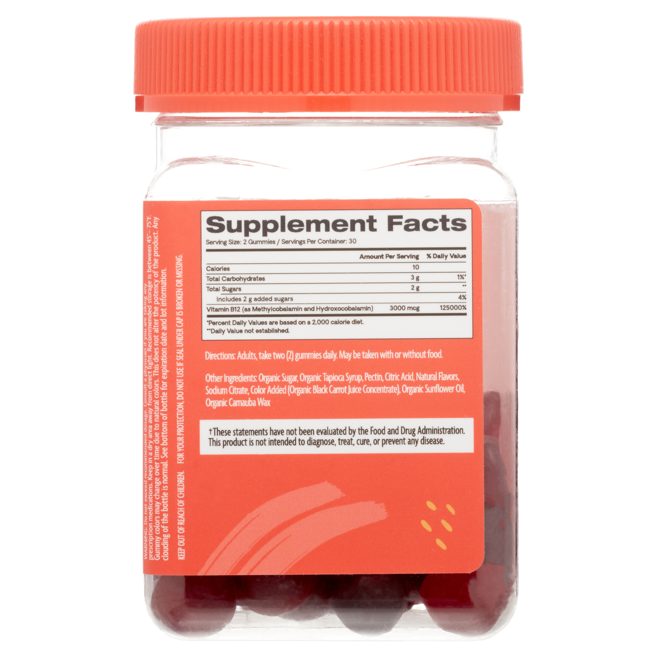 Hello Bello Organic Vitamin B12 Gummies, 3000mcg, 60ct