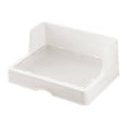 thumbnail image 2 of Bunblic Potty Toilet Pet Pan Hedgehog Splashproof Corner Rabbit Litter Box with Grid Small Grid 12mm, 2 of 5