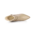 thumbnail image 4 of Unique Bargains Women's Pointed Toe Stiletto Clear Heels Ankle Boots Beige (Size 7), 4 of 6