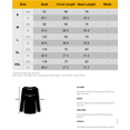 thumbnail image 2 of Women V Neck Buttons Stitched Long Sleeve Irregular Hem Knit Blouse, 2 of 5