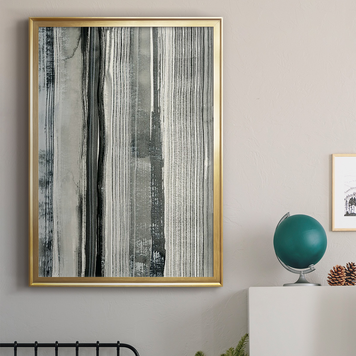 Differing Parallels II Premium Framed Print, in Gold, Black, or Silver - Ready to Hang