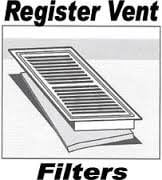 Carbon Register Vent Air Odor and Dust Filters