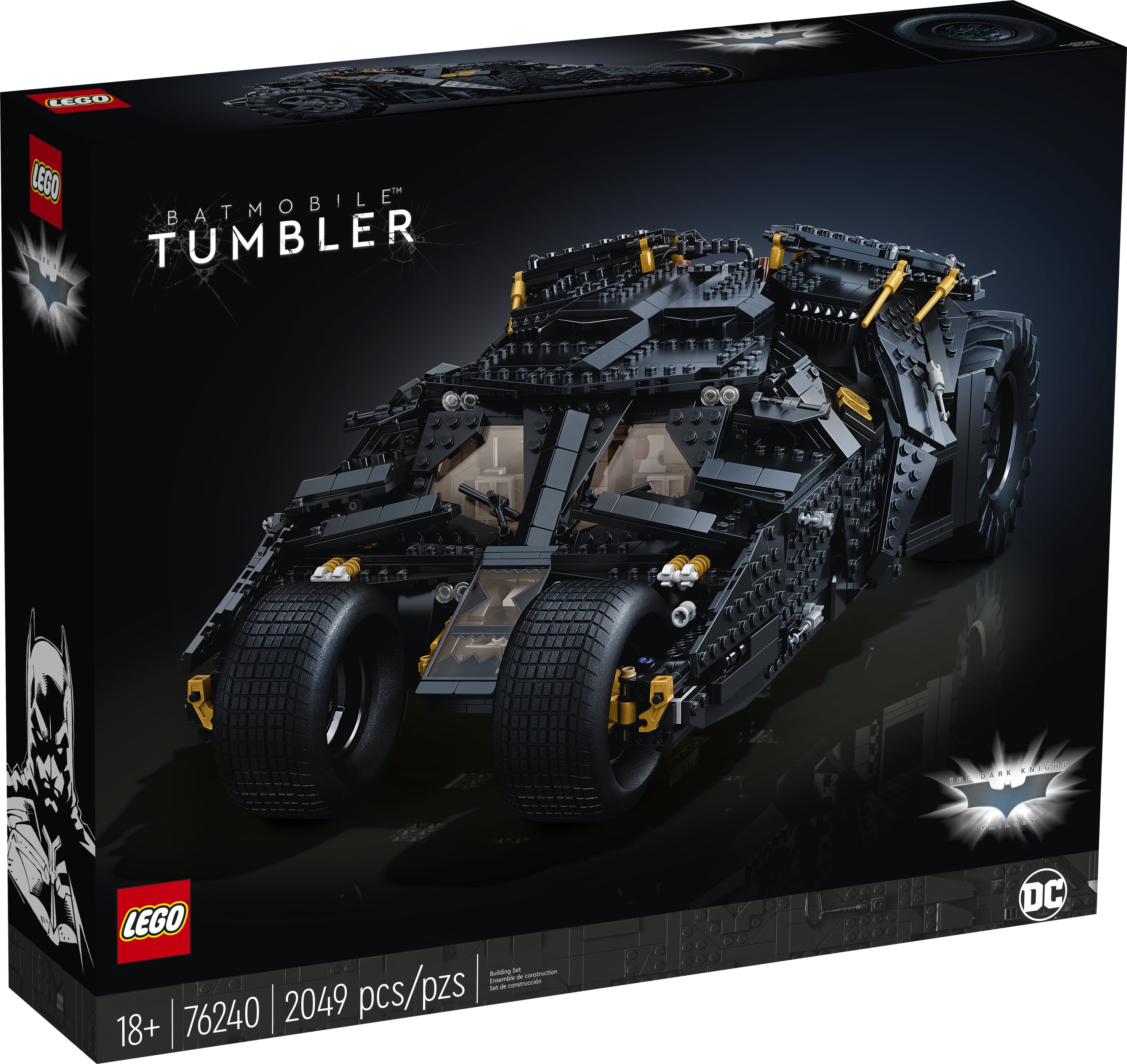 LEGO DC THE Batmobile Tumbler 76240 Building (2,049 Pieces) -