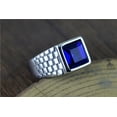 thumbnail image 5 of Popular Punk Retro Inlaid Jewel Pattern Titanium Steel Ring For Unisex Size 7 8 9 10 11 12 13 For Everyday Use, 5 of 8