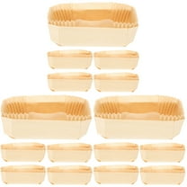 Baking Dishes for Oven 3 Sets Household Mold Wooden Box Paper Tray Bakeware