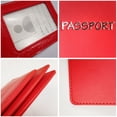 thumbnail image 4 of Estuche protector para libreta de cuero sintético para regalo de negocios, para viajes, con etiqueta para equipaje, 4 of 5